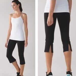 Lululempon Gather and Crow Striped Pink Crop
